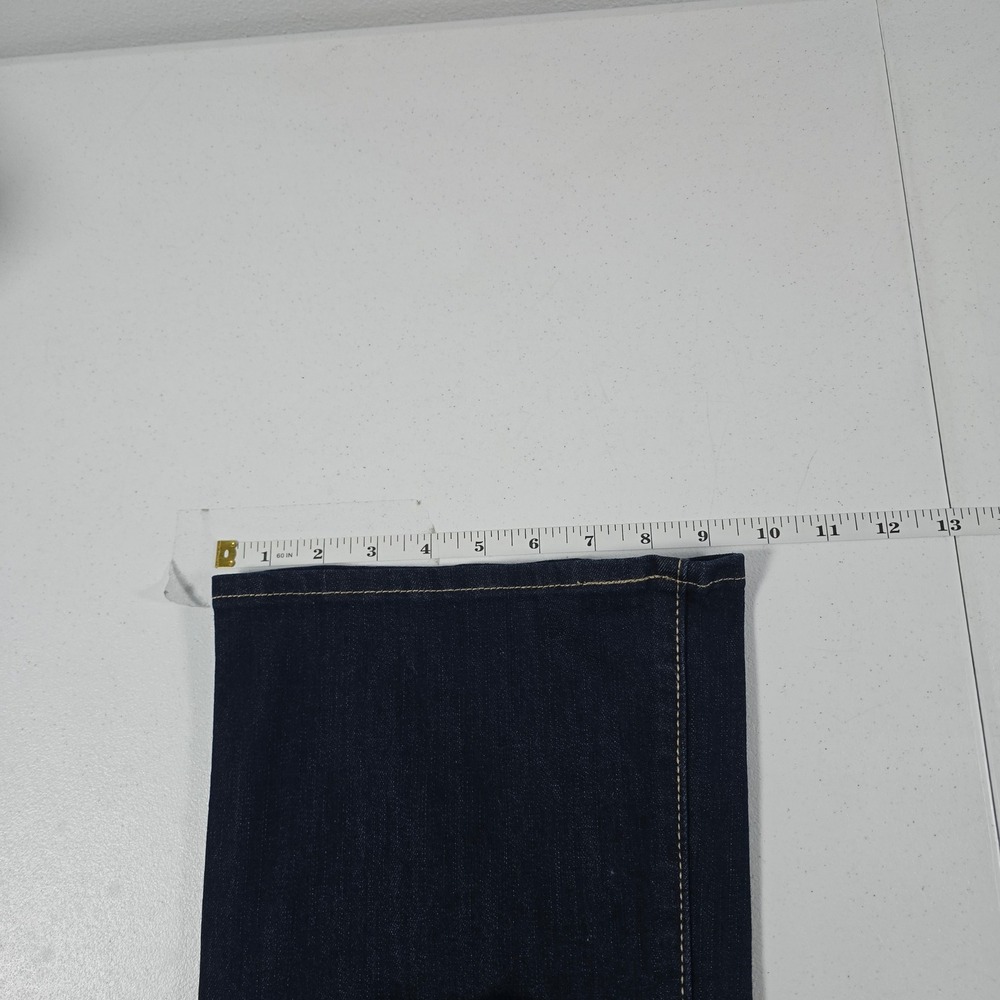 Signature by Levi Strauss Maternity Bootcut Jeans Dark Wash Blue Sz L 816540003 - Picture 7 of 10
